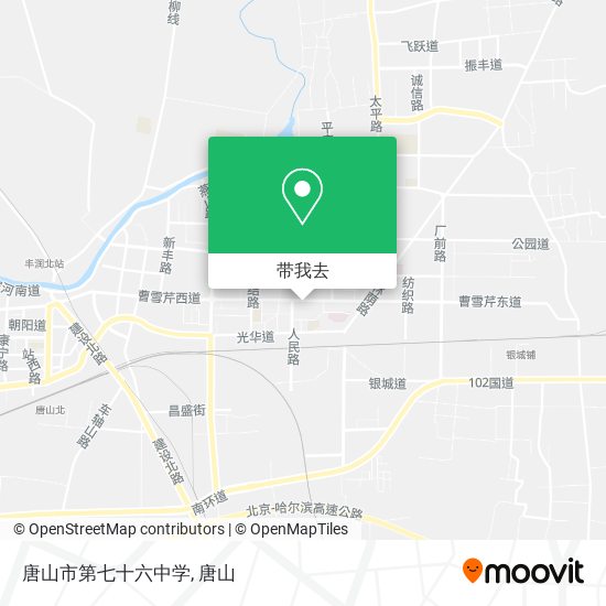 唐山市第七十六中学地图