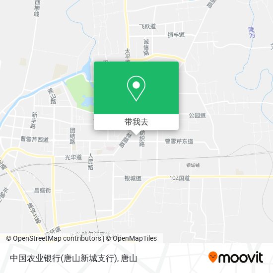 中国农业银行(唐山新城支行)地图
