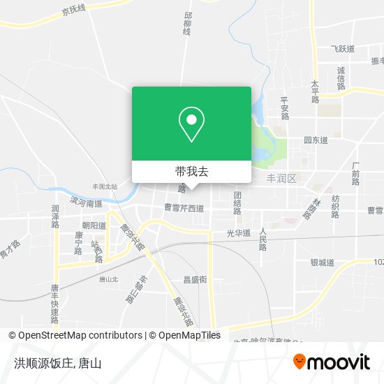 洪顺源饭庄地图