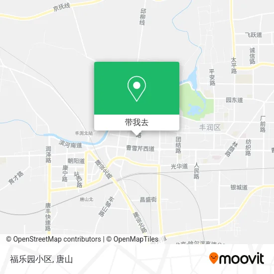 福乐园小区地图