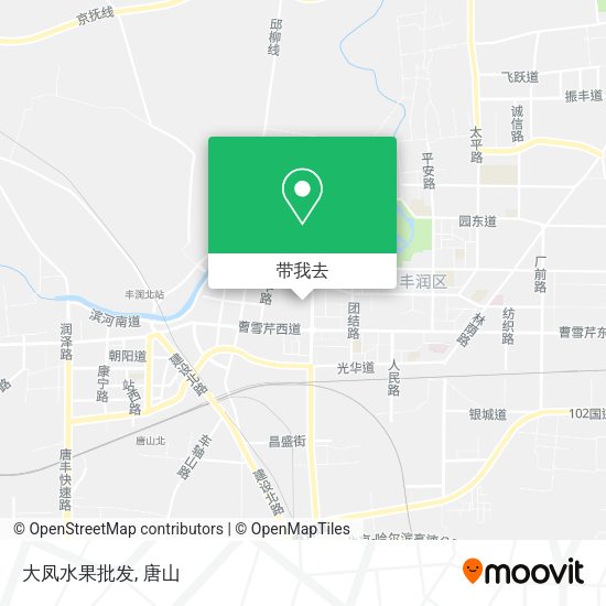 大凤水果批发地图