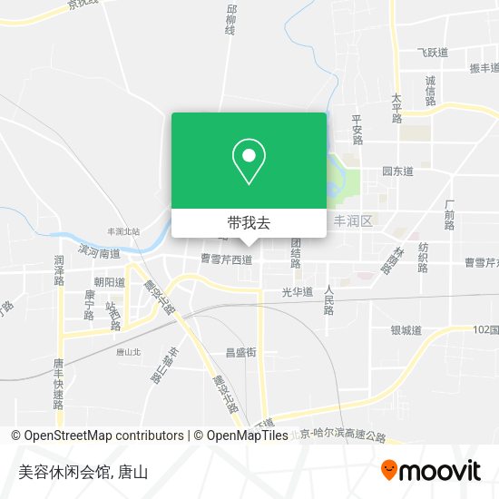 美容休闲会馆地图