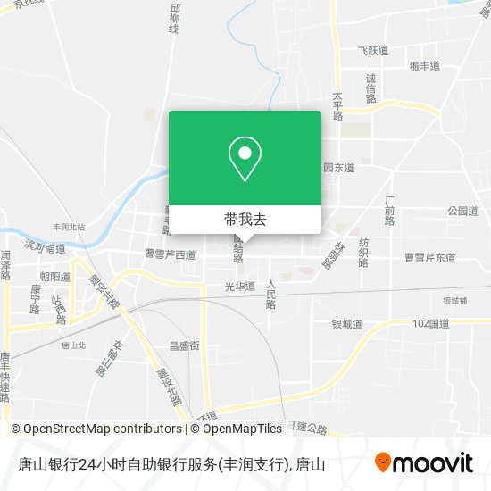唐山银行24小时自助银行服务(丰润支行)地图