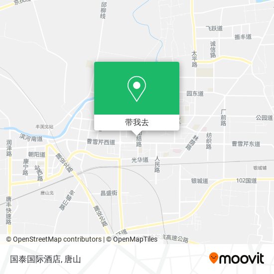 国泰国际酒店地图