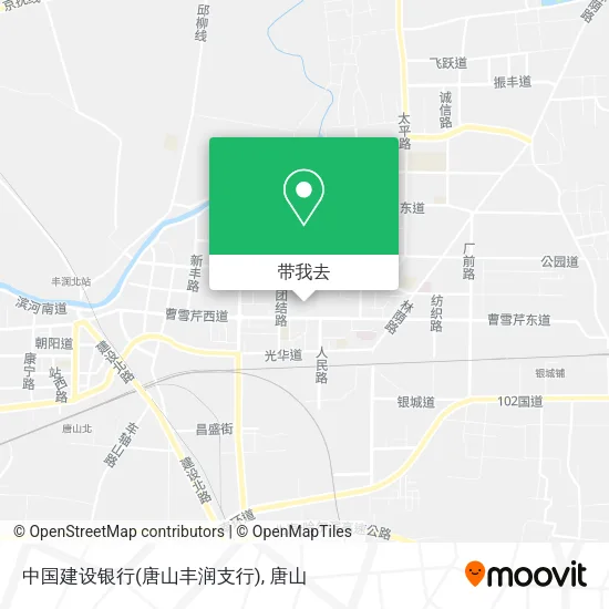 中国建设银行(唐山丰润支行)地图