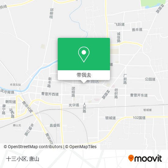 十三小区地图