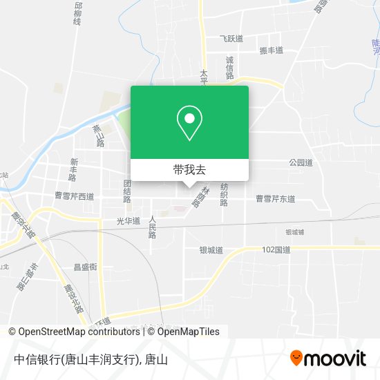 中信银行(唐山丰润支行)地图