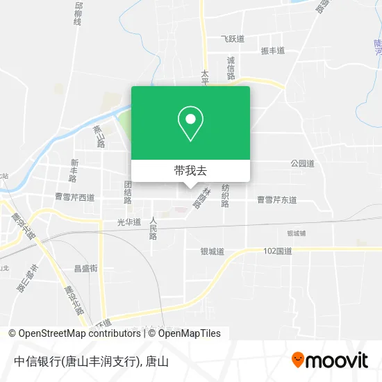 中信银行(唐山丰润支行)地图