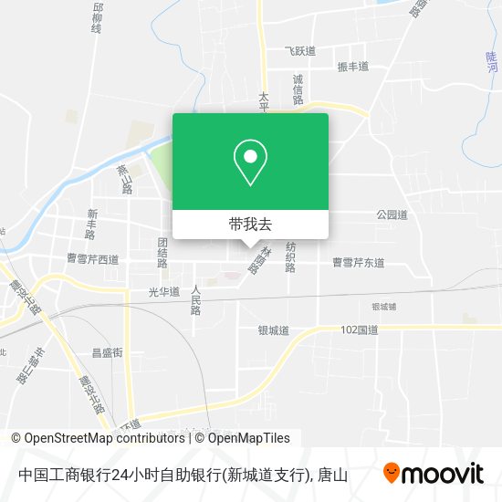 中国工商银行24小时自助银行(新城道支行)地图