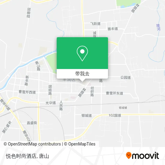 悦色时尚酒店地图
