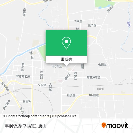 丰润饭店(幸福道)地图