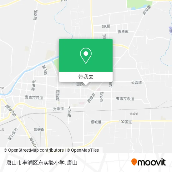 唐山市丰润区东实验小学地图