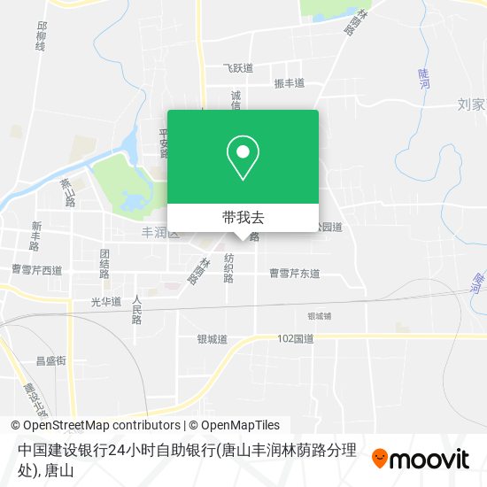 中国建设银行24小时自助银行(唐山丰润林荫路分理处)地图