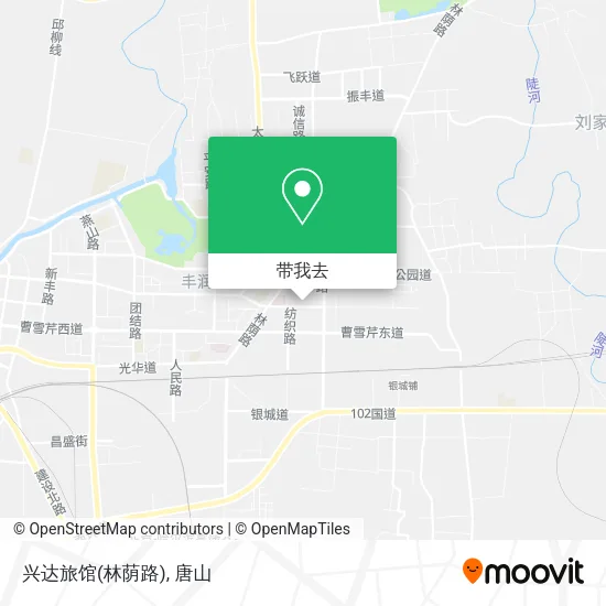 兴达旅馆(林荫路)地图