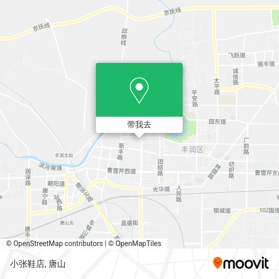 小张鞋店地图