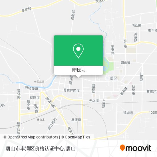 唐山市丰润区价格认证中心地图