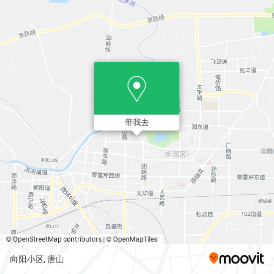 向阳小区地图