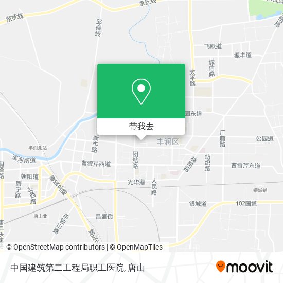 中国建筑第二工程局职工医院地图