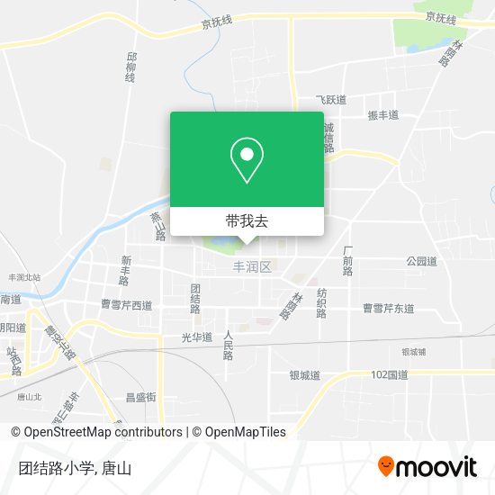 团结路小学地图