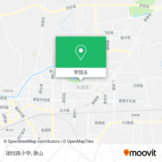 团结路小学地图