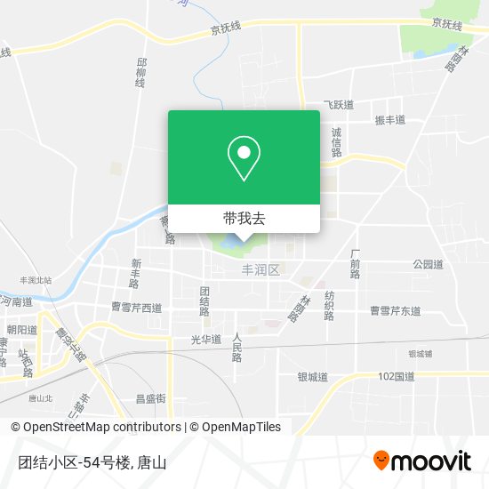 团结小区-54号楼地图