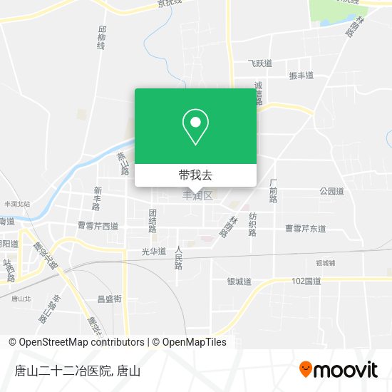 唐山二十二冶医院地图