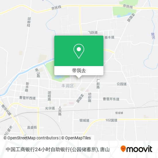 中国工商银行24小时自助银行(公园储蓄所)地图