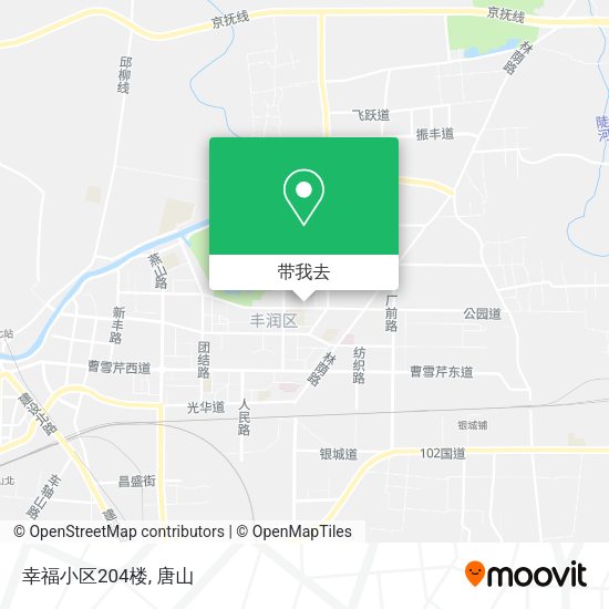 幸福小区204楼地图