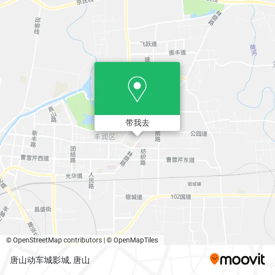 唐山动车城影城地图