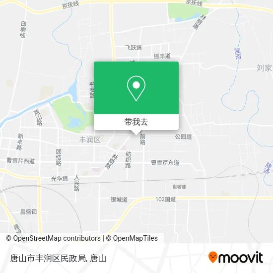 唐山市丰润区民政局地图