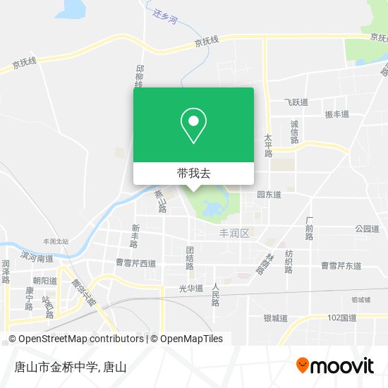 唐山市金桥中学地图