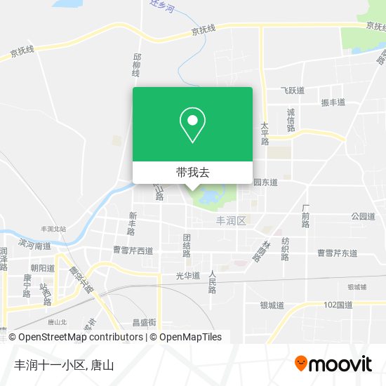 丰润十一小区地图