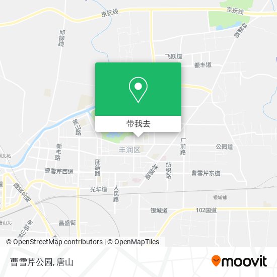 曹雪芹公园地图