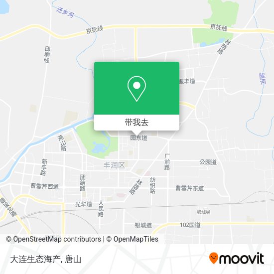 大连生态海产地图