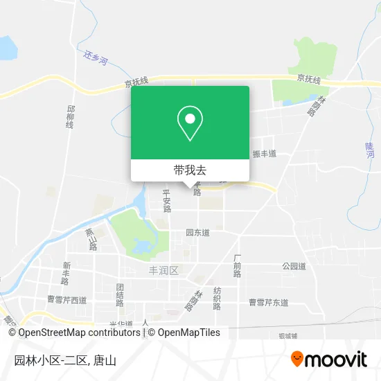 园林小区-二区地图