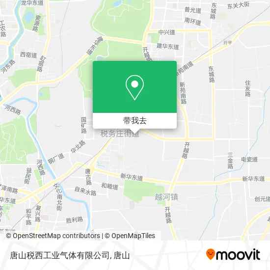 唐山税西工业气体有限公司地图