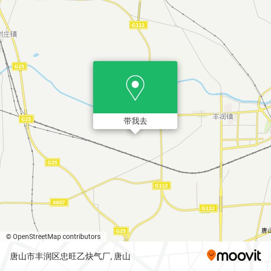 唐山市丰润区忠旺乙炔气厂地图