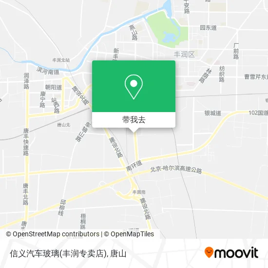 信义汽车玻璃(丰润专卖店)地图