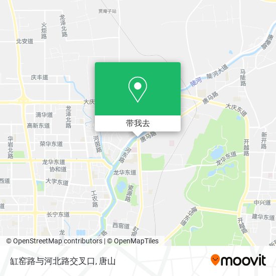 缸窑路与河北路交叉口地图