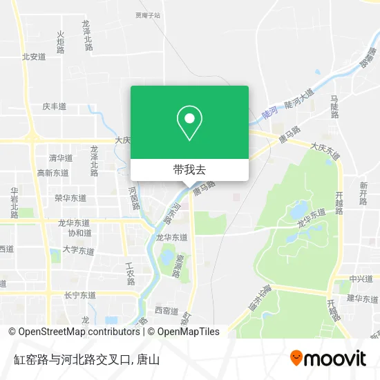 缸窑路与河北路交叉口地图