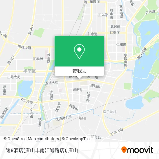 速8酒店(唐山丰南汇通路店)地图