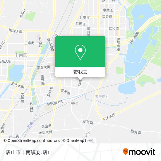 唐山市丰南镇委地图