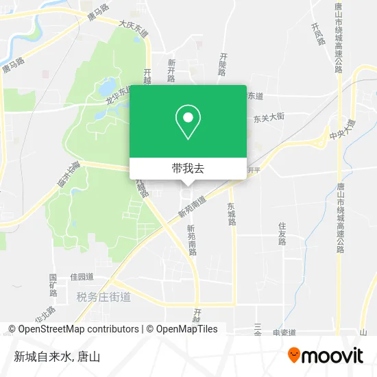 新城自来水地图