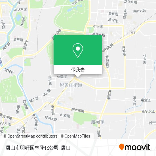 唐山市明轩园林绿化公司地图