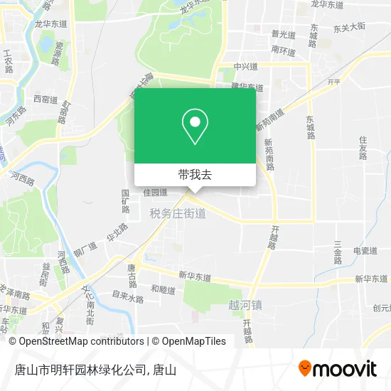 唐山市明轩园林绿化公司地图