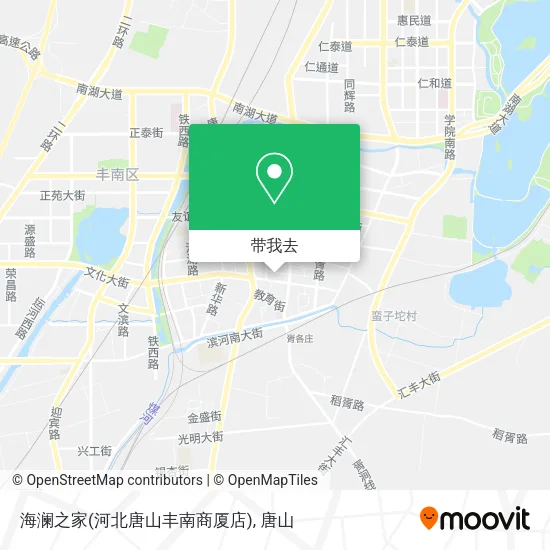 海澜之家(河北唐山丰南商厦店)地图