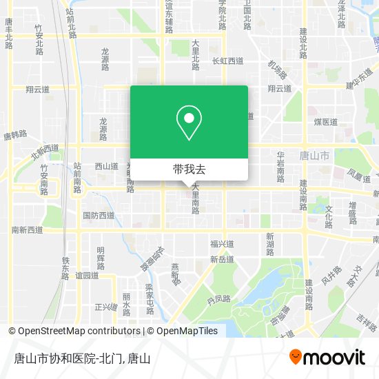 唐山市协和医院-北门地图