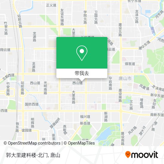 郭大里建科楼-北门地图