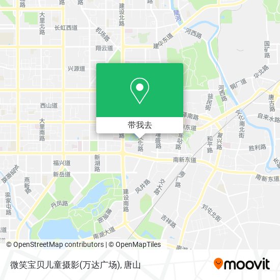 微笑宝贝儿童摄影(万达广场)地图