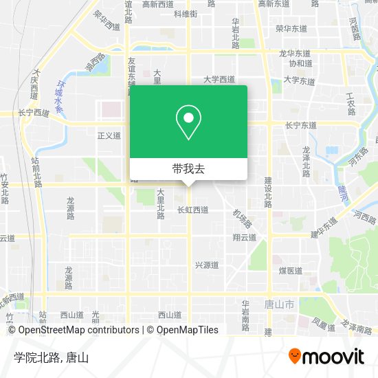 学院北路地图